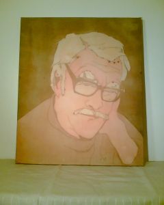 Michael O'Connell batik portrait